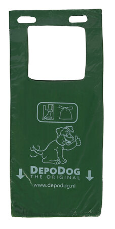 2.000 groene hondenpoepzakjes op blok