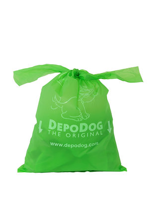 Degradable green shirt bag dog poo bags 500 pcs. DepoDog