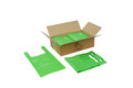 Degradable green shirt bag dog poo bags 500 pcs. DepoDog